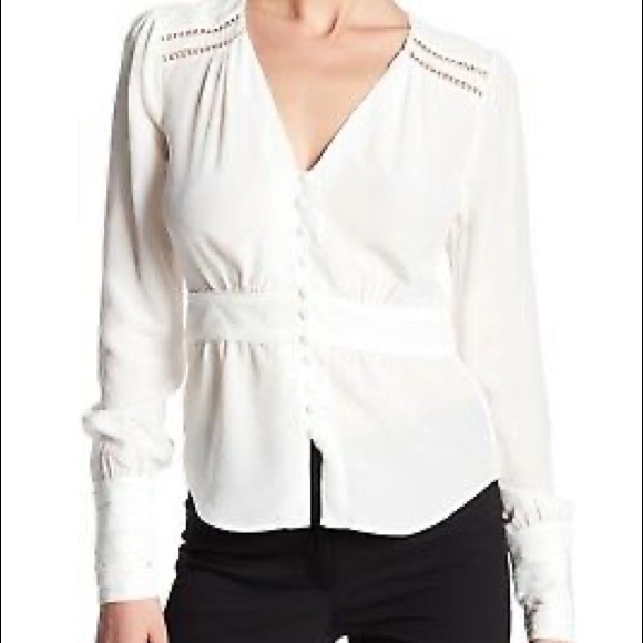 Veronica Beard Tops - Veronica Beard 100% silk buttoned top